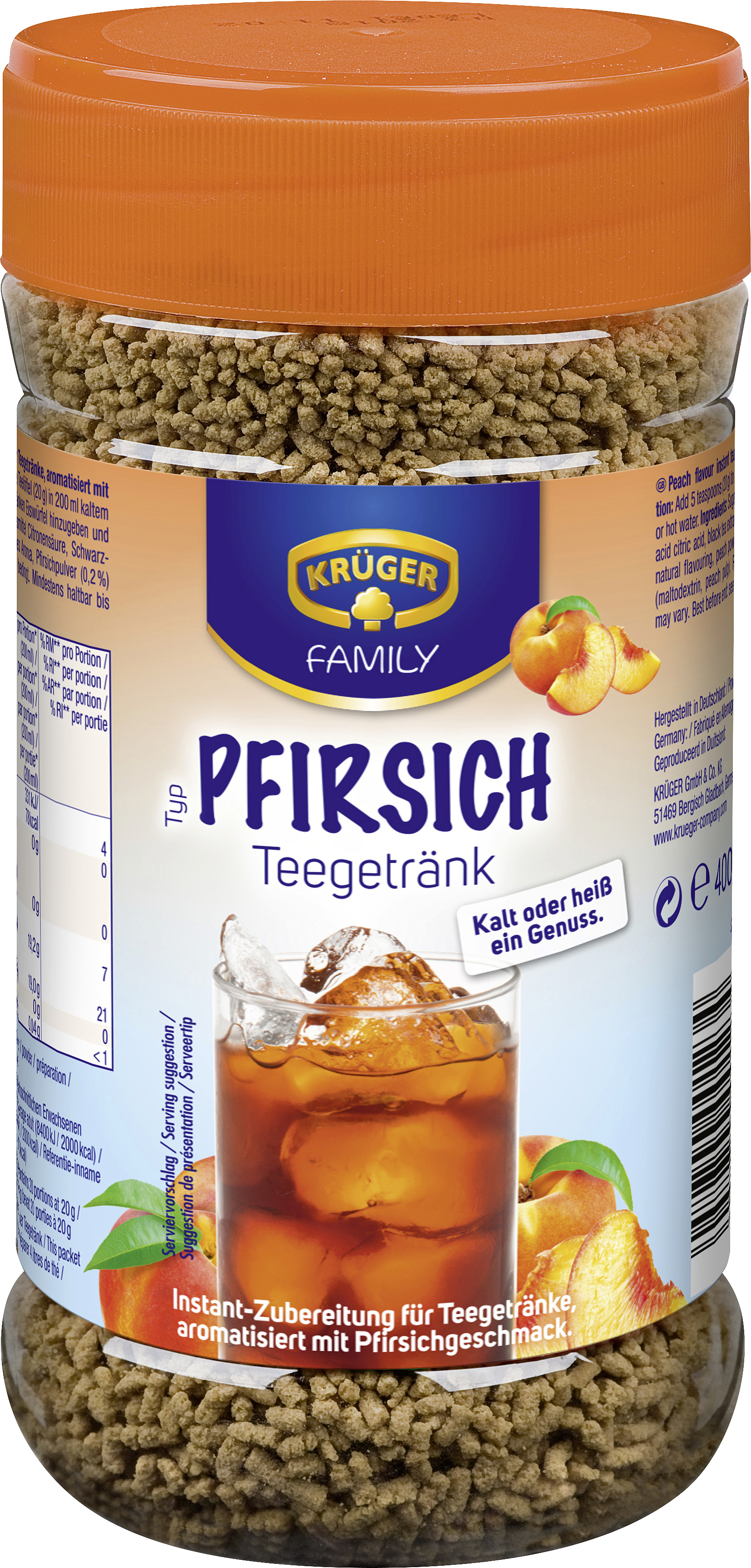 4052700001234 - Teegetränk Pfirsich 400g