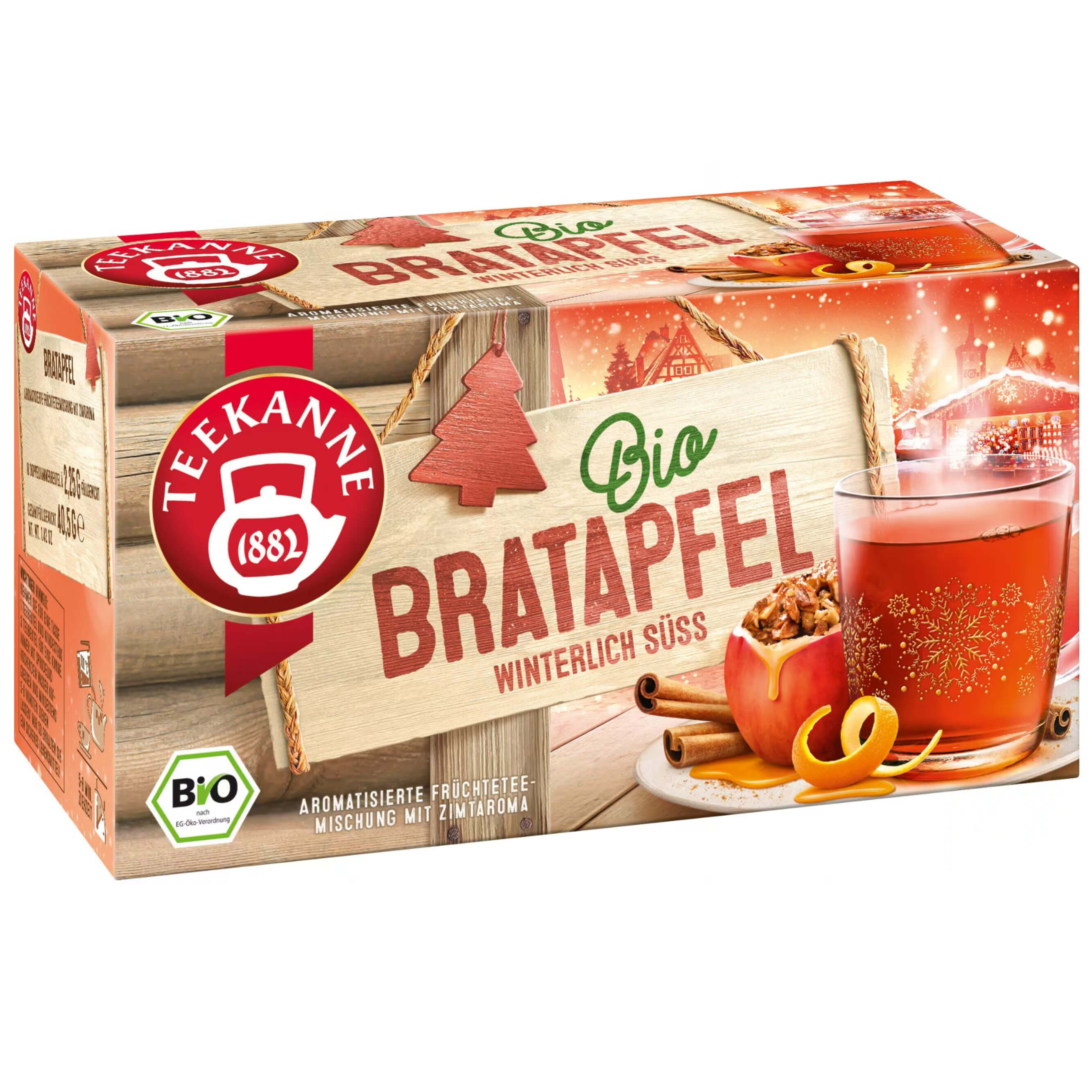 4009300019169 - Früchtetee Bio Bratapfel 18 x 225 g