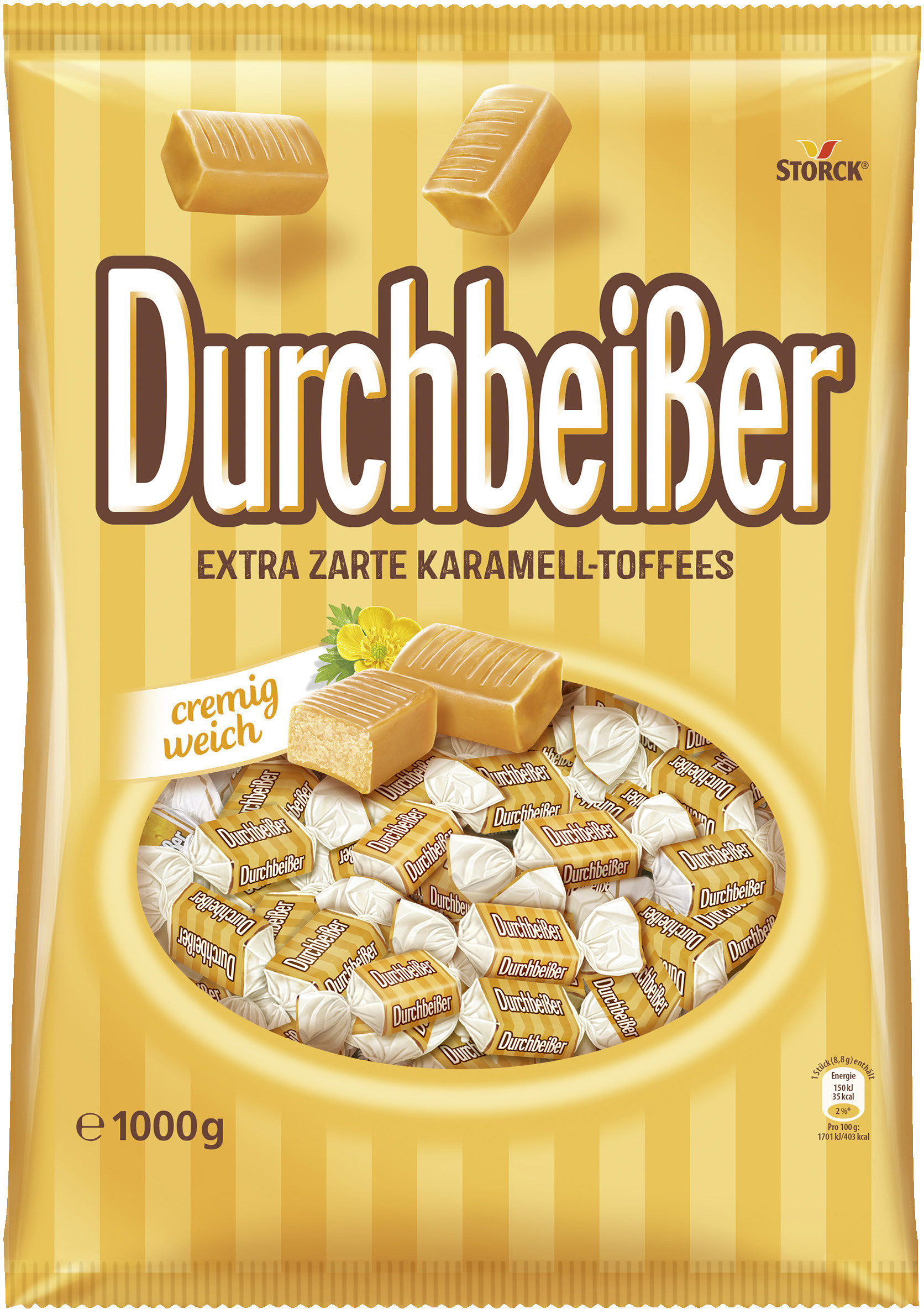 4014400902112 - Durchbeißer Karamel Bonbons 10 kg