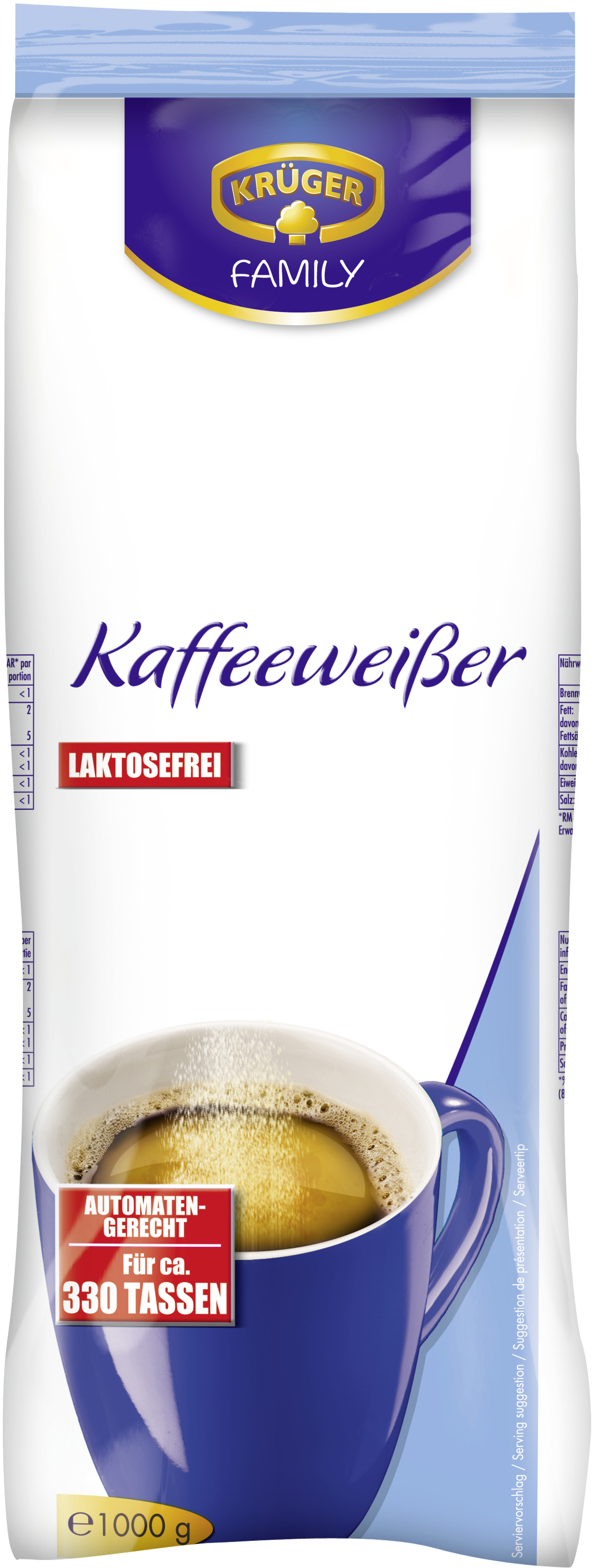 4052700265032 - Kaffeeweißer Beutel lactosefrei 1kg