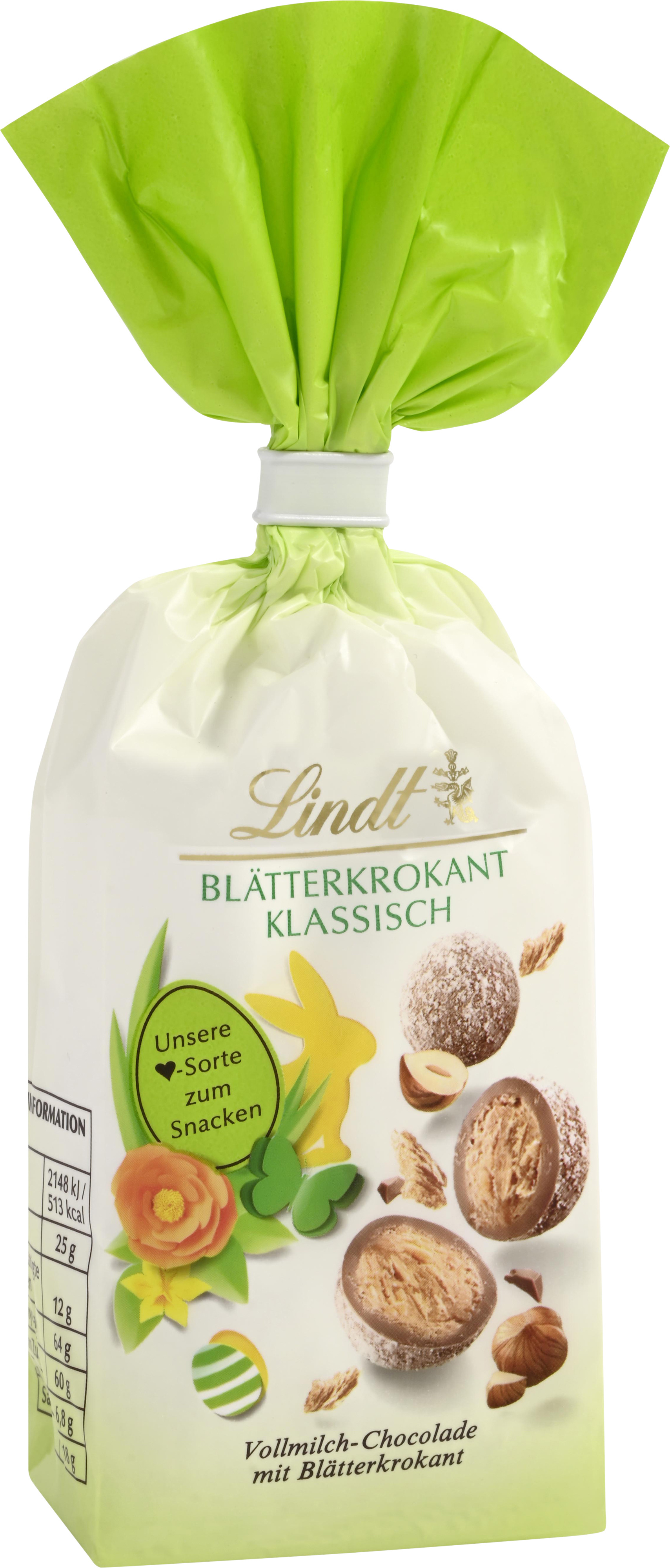 Lindt Frühlings-Snacking Blätterkrokant Klassisch 100g