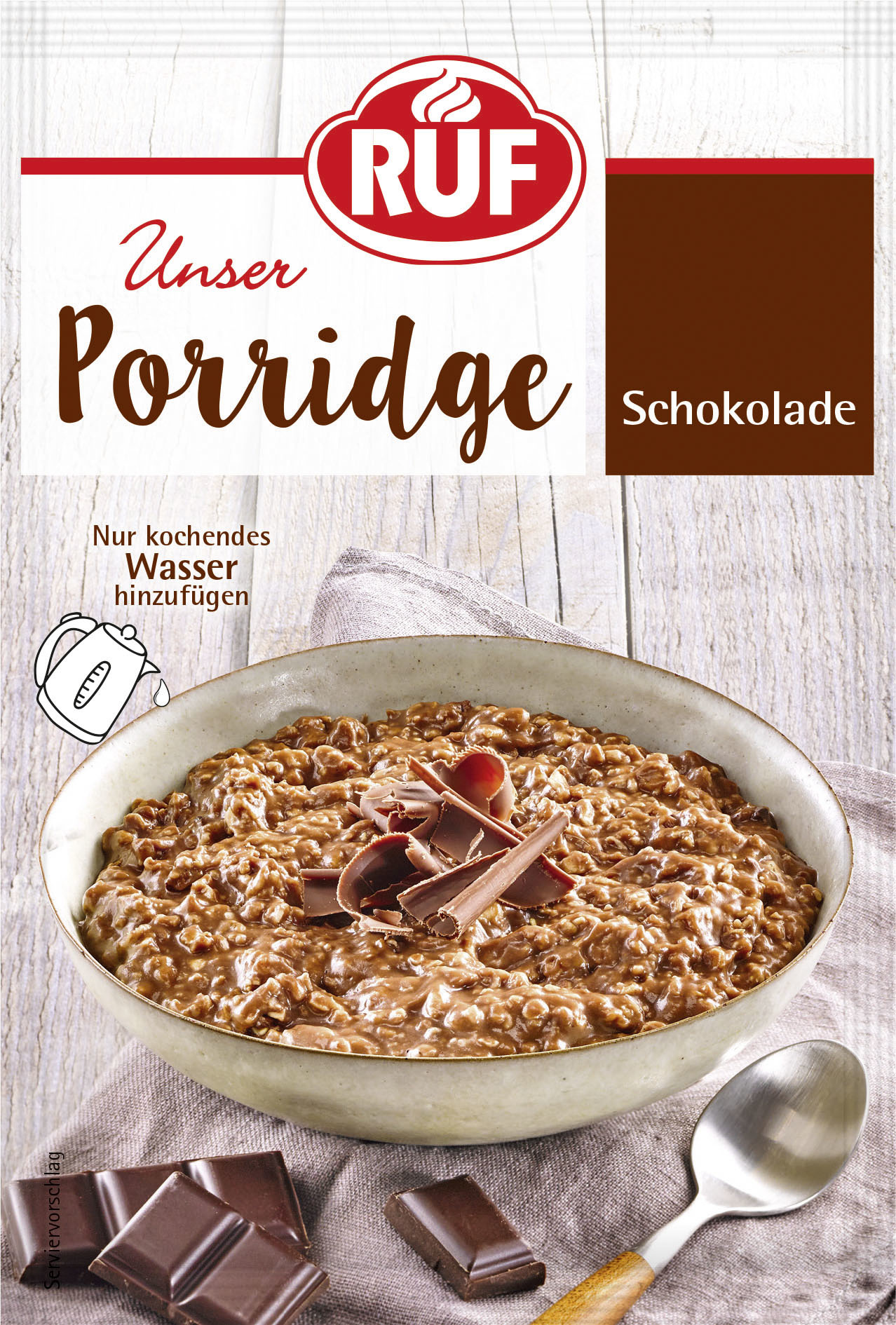 Ruf Porridge Schoko 65g