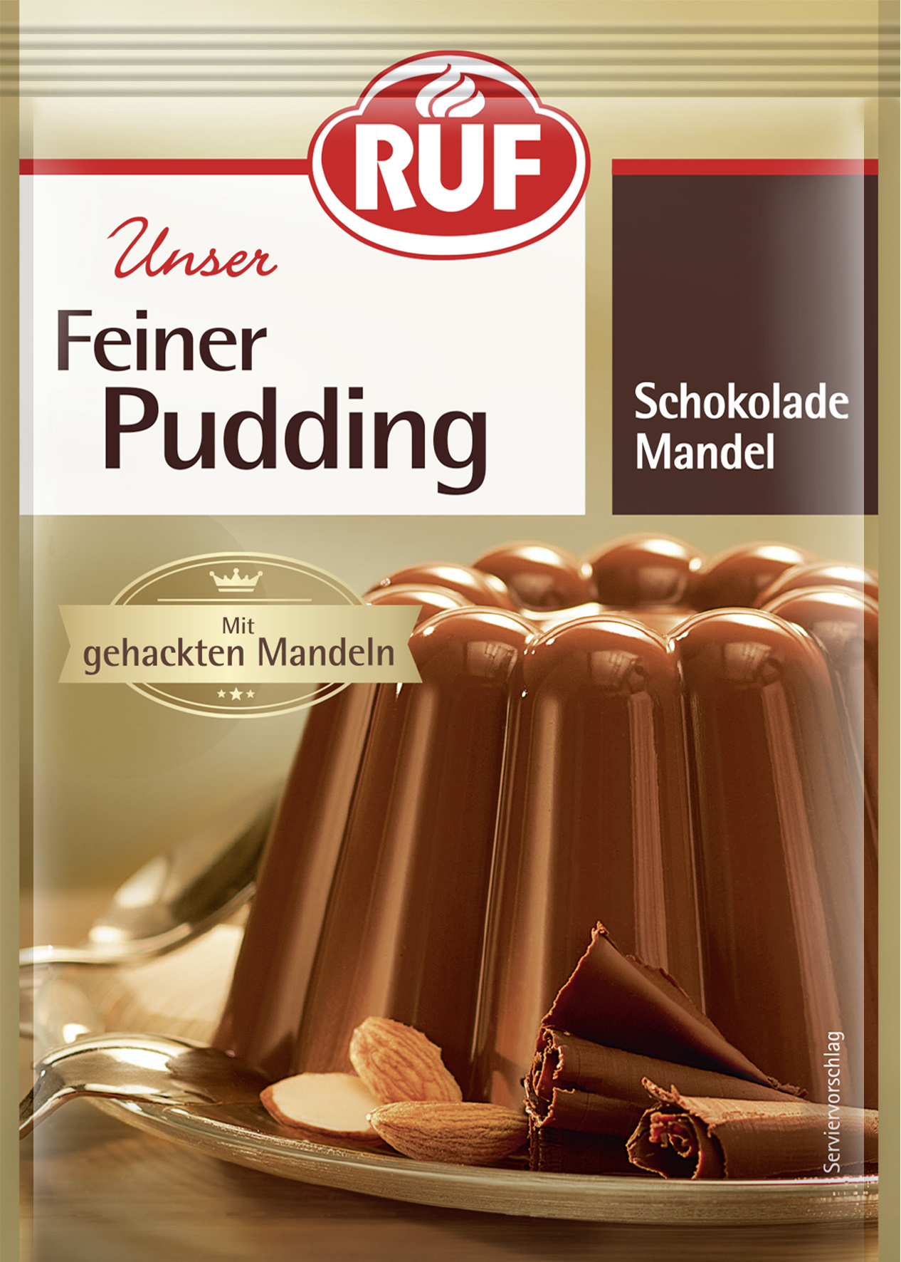 0000040352190 - Ruf Schokolade Mandel Puding 3x50g